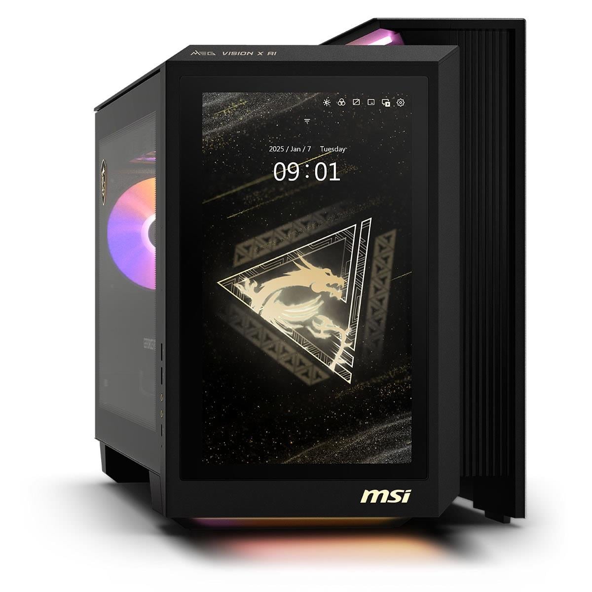 MSI MEG VISION X AI 2NVV9-056TR ULTRA 9 285K 32GB DDR5 2TB SSD RTX 5080 VENTUS 3X 16G W11 GAMING DT 