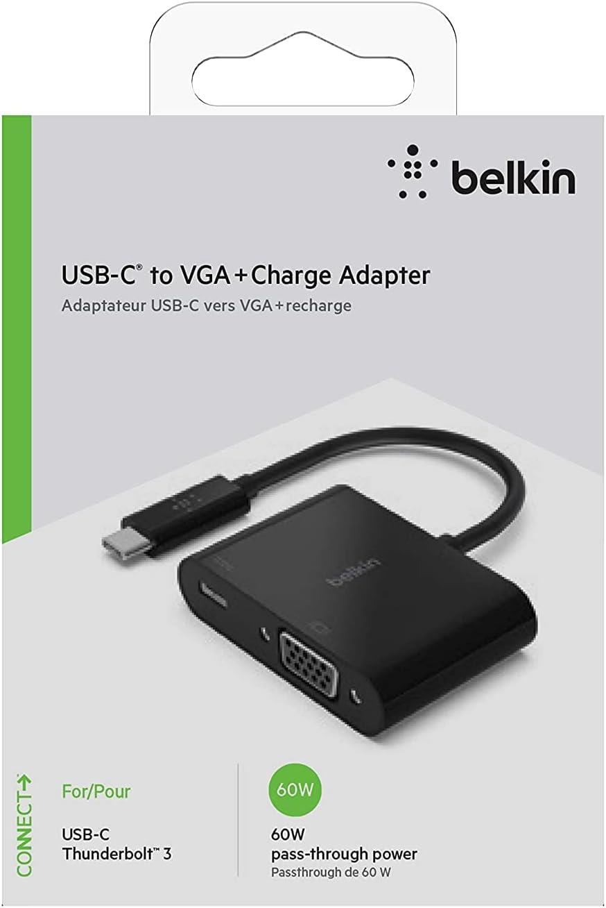 Belkin Usb-C Şarj + VGA Çoğaltıcı - Avc001btbk 