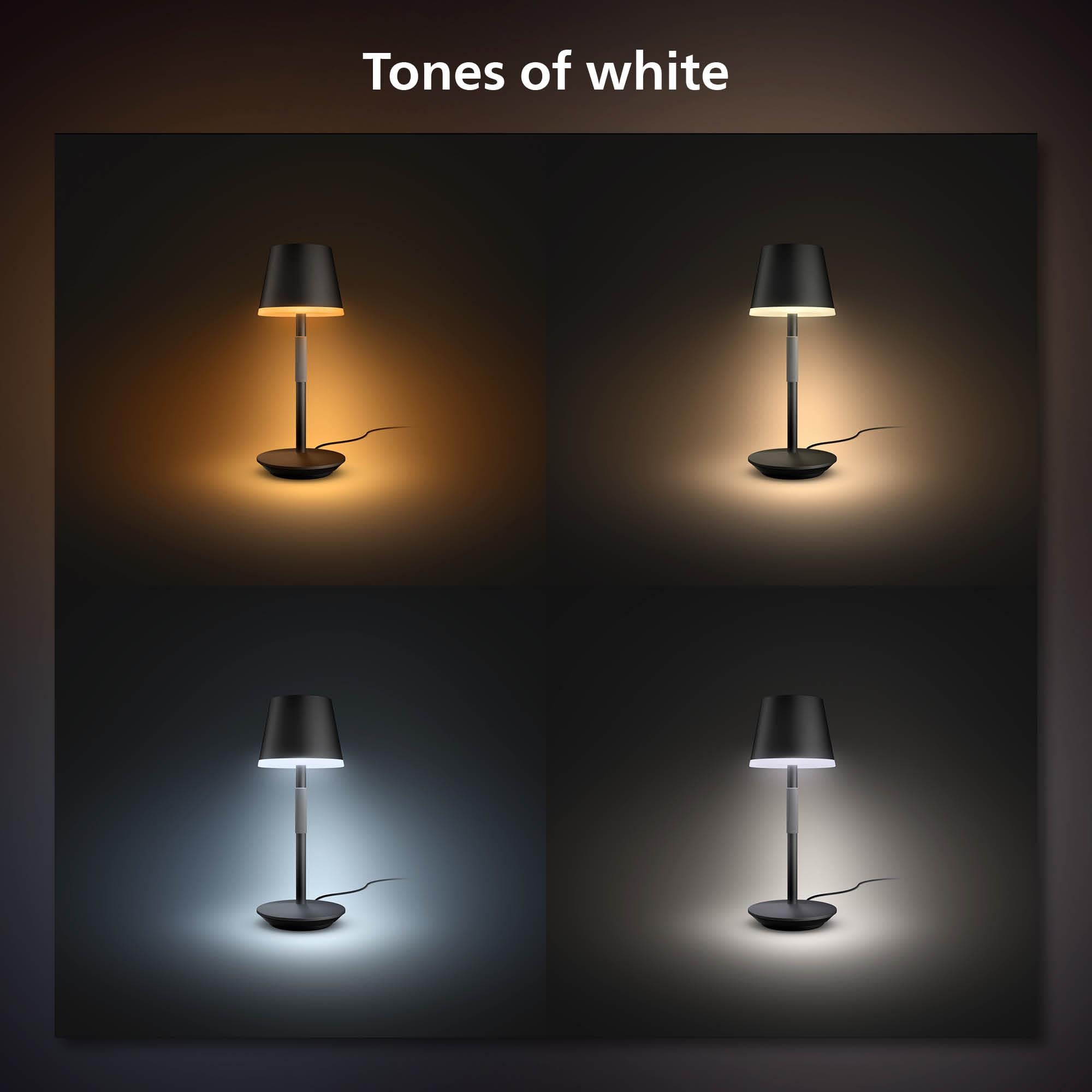 Philips Hue GO Belle Taşınabilir Masa Lambası Siyah