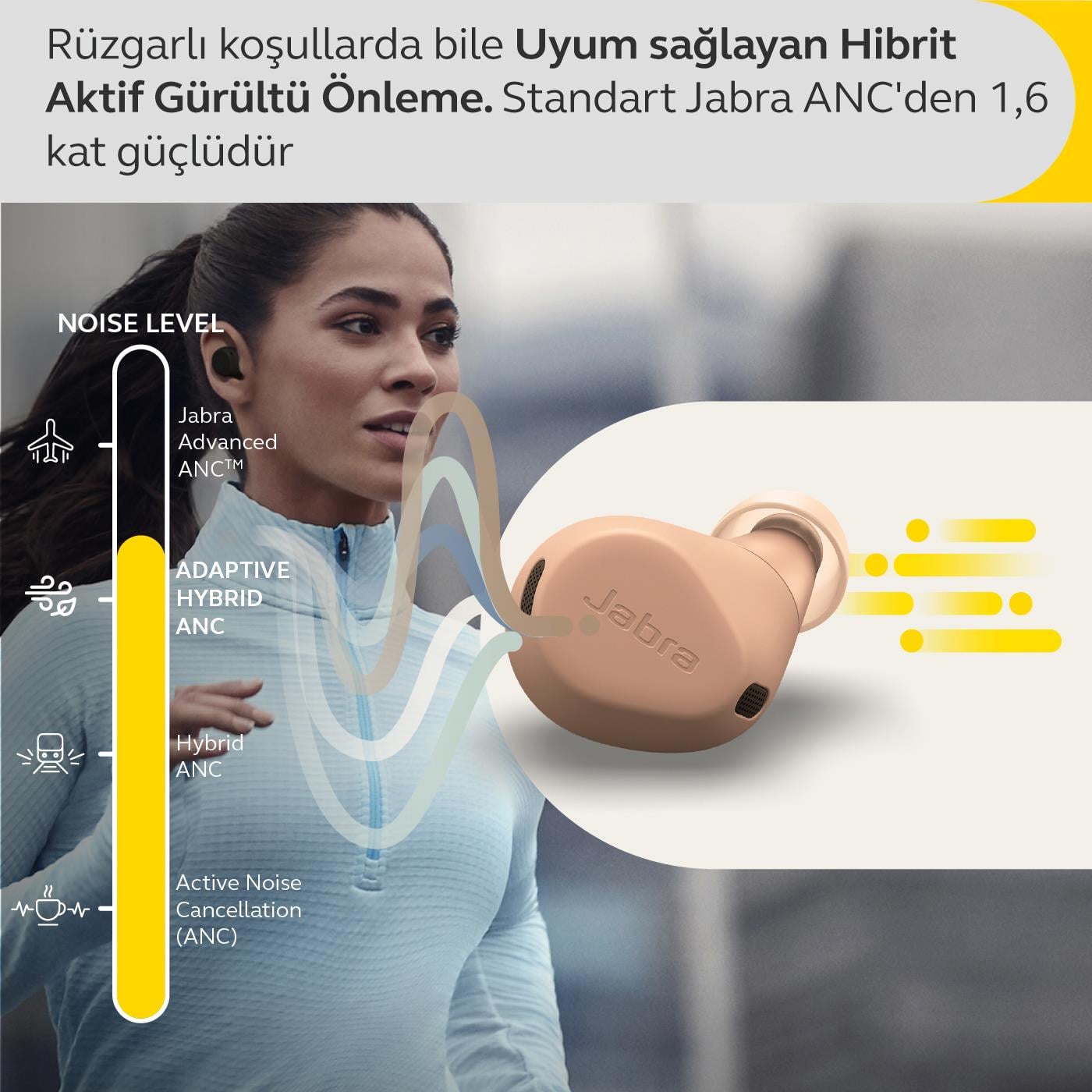 Jabra Elite 8 Active Bluetooth Kulaklık (Toz-Su-Ter Geçirmez) - Karamel