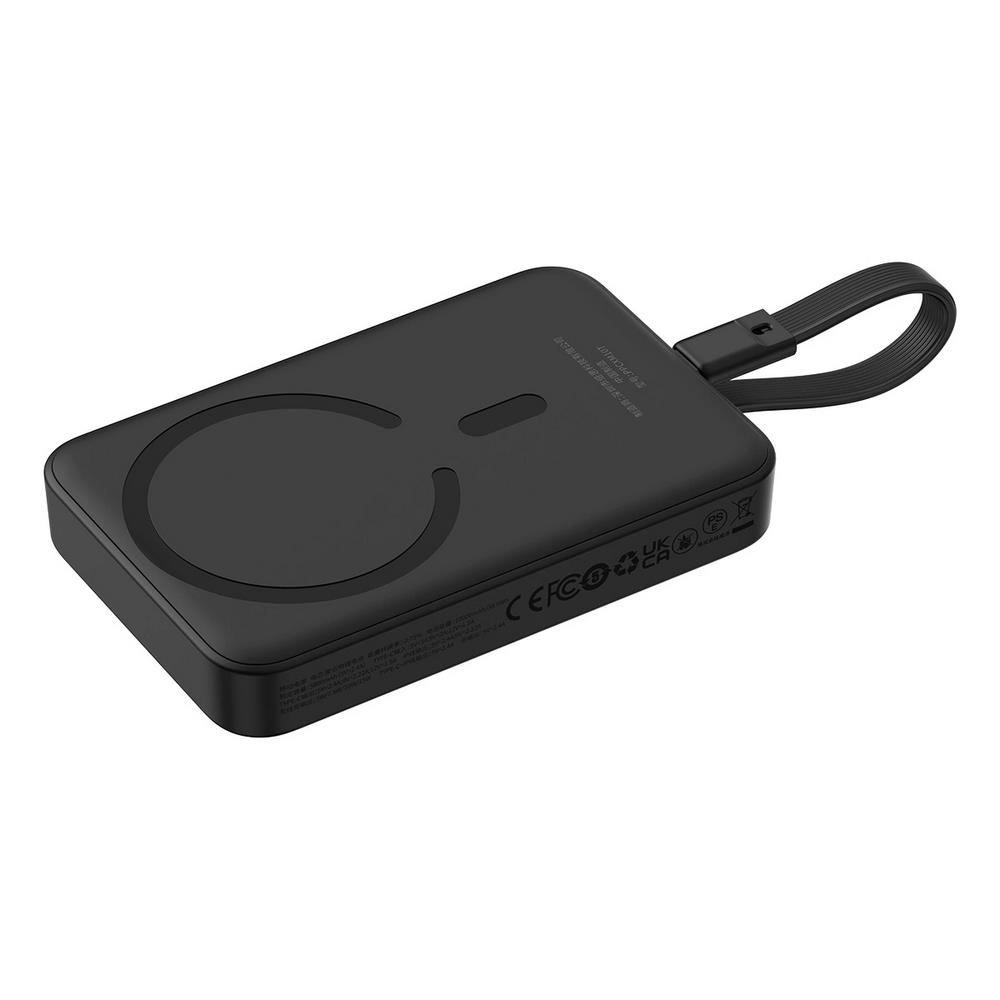 Baseus Magsafe Mini Type-C Kablolu Wireless Powerbank 10.000 mAh 30W - Siyah