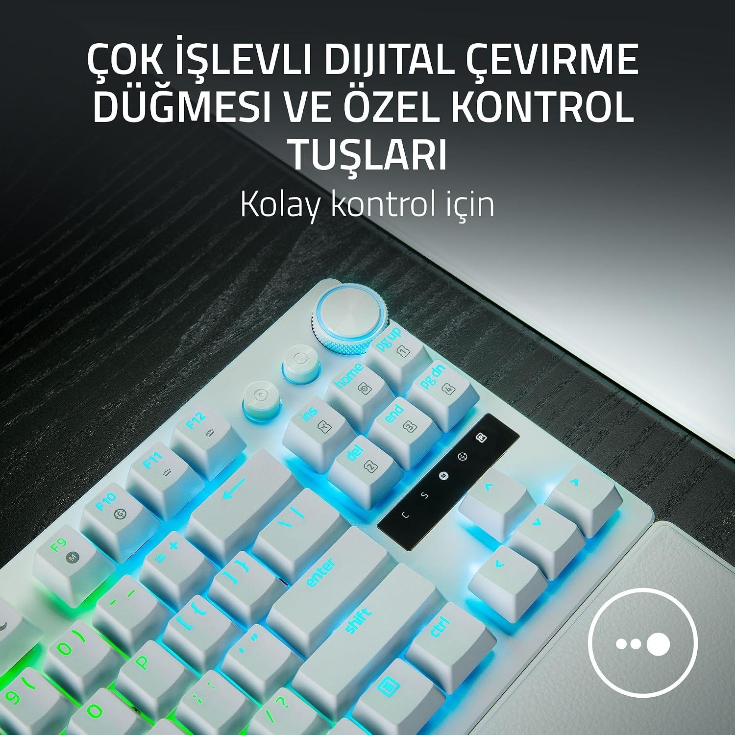 Razer Huntsman V3 Pro Tenkeyless - TKL - Beyaz RZ03-04981700-R3M1