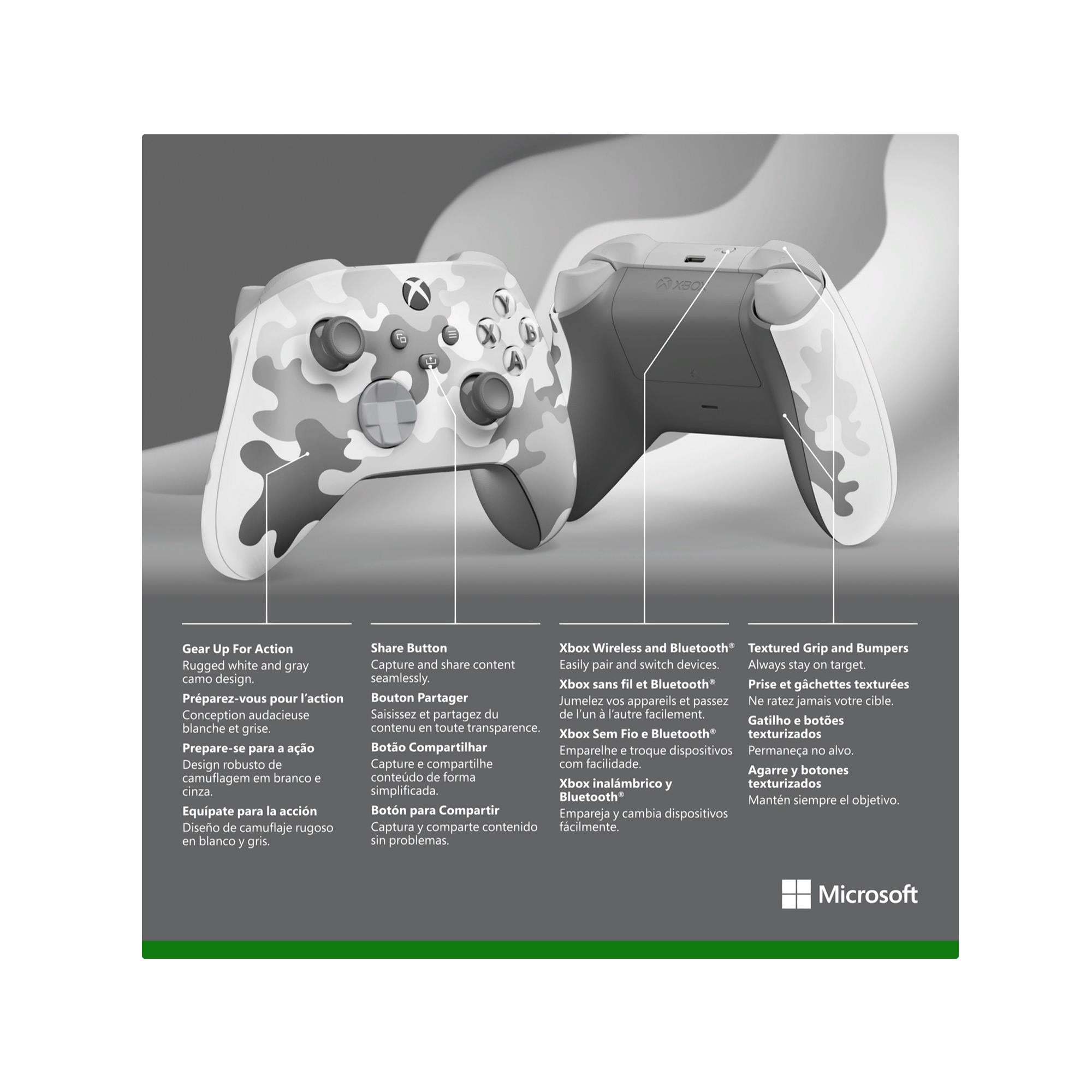 Microsoft Xbox Arctic Camo Special Edition Wireless Controller QAU-00139 (Microsoft Türkiye Garantili)