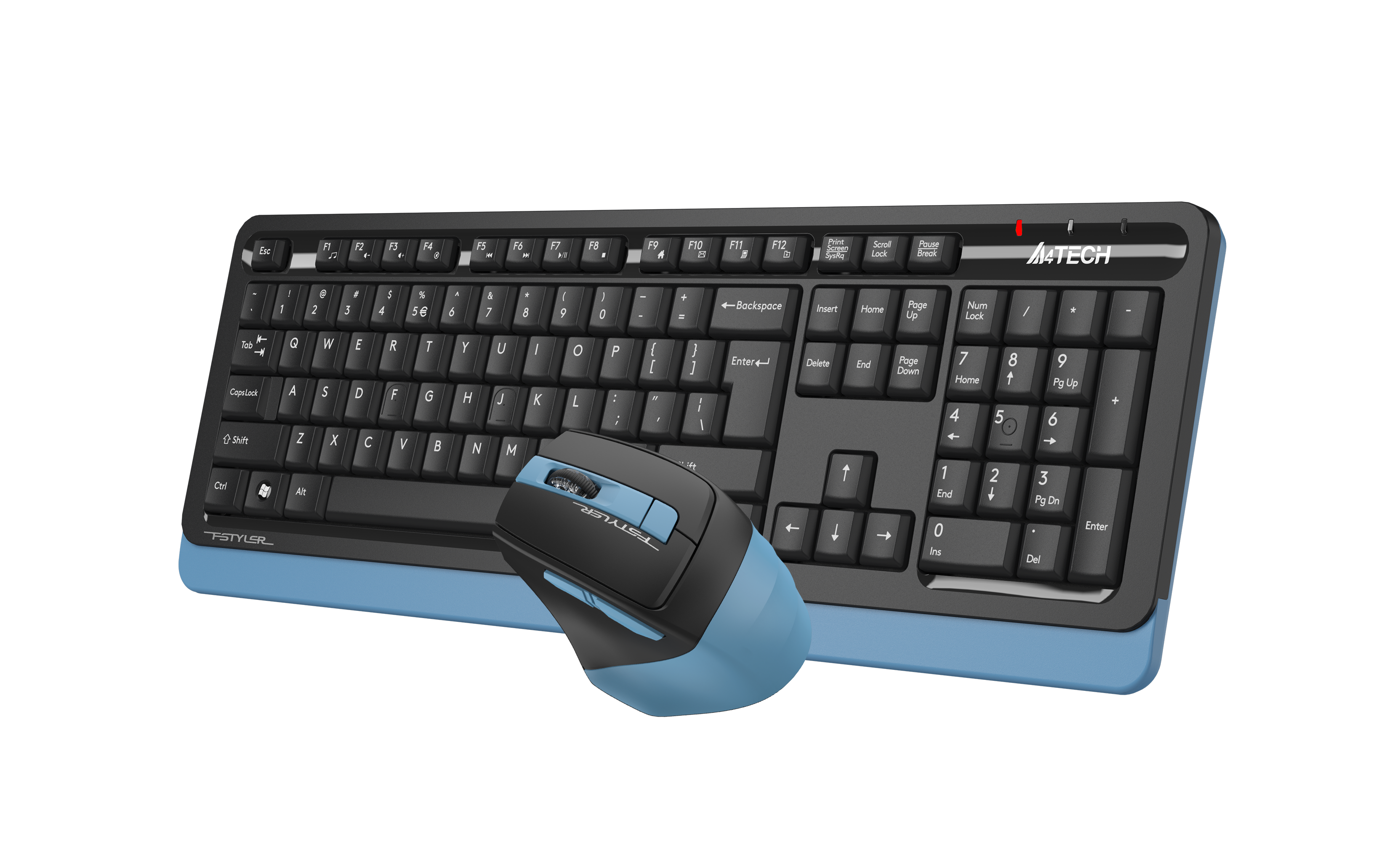 A4-Tech FG1035 Kablosuz Q Klavye Mouse Set - Mavi