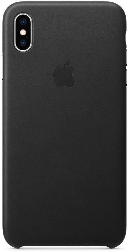 Apple iPhone XS Max Deri Kılıf Siyah
