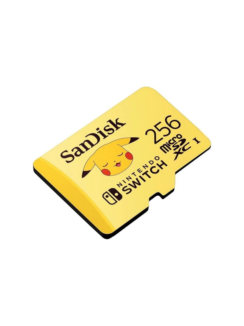 Sandisk Nintendo Switch Pokémon 256GB 100MB/S Microsdxc Lisanslı Hafıza Kartı SDSQXAO-256G-GN6ZK