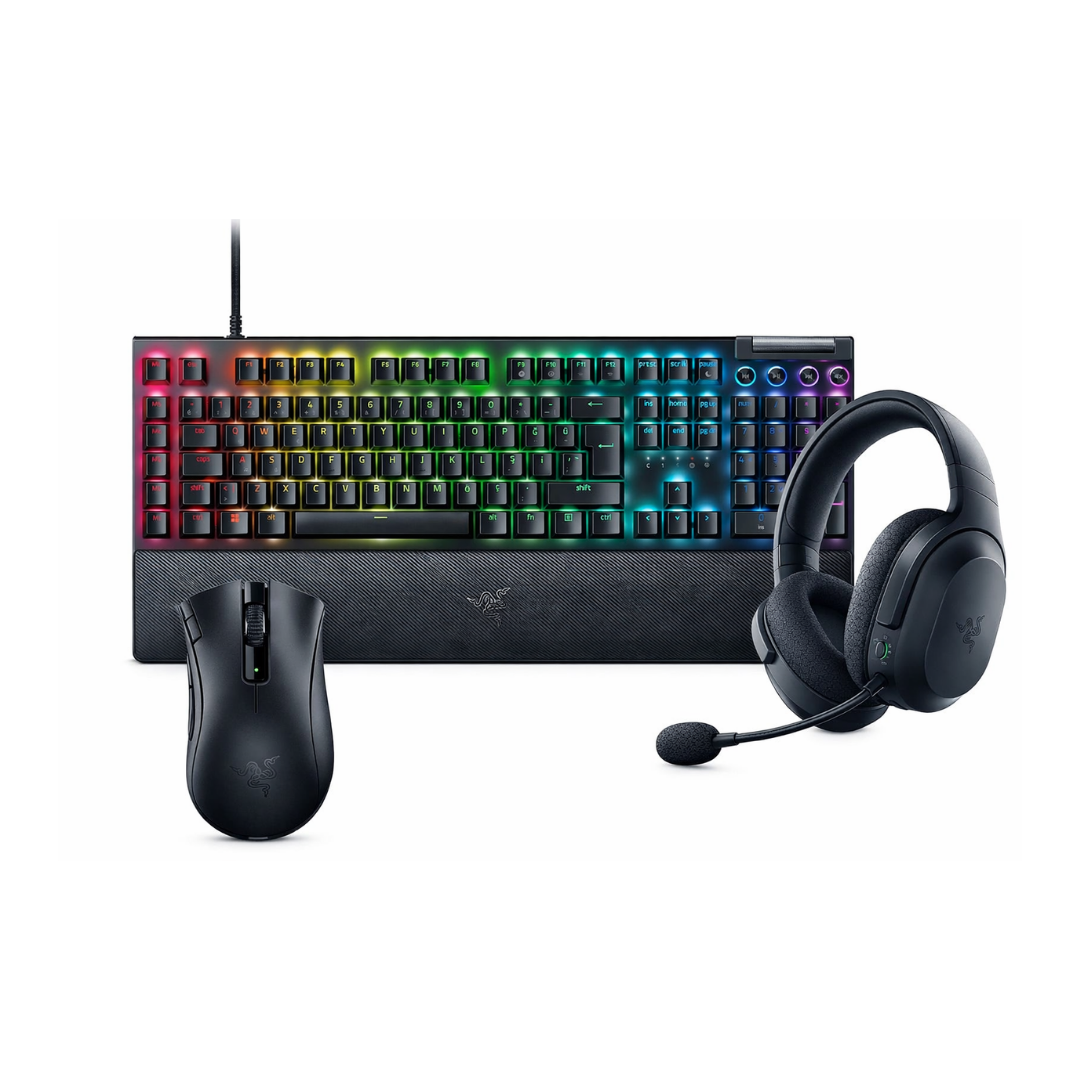 Razer BlackWidow V4 Klavye - DeathAdder V2 X Mouse - Barracuda X Kulaklık