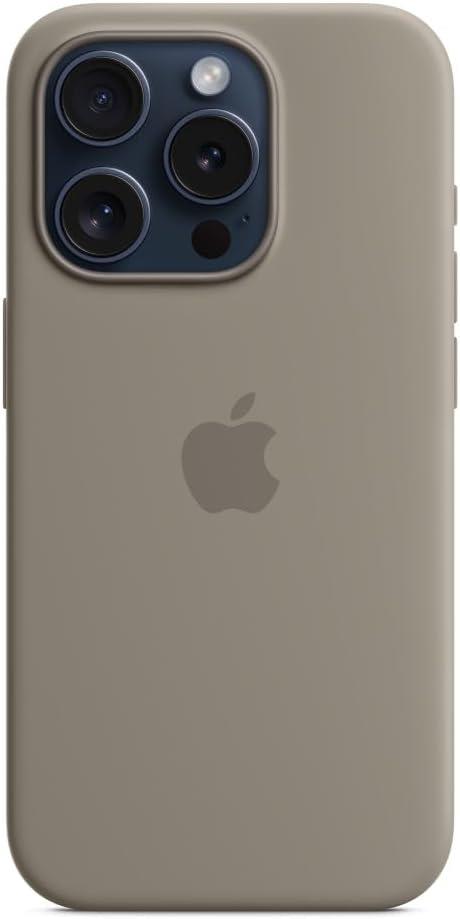 Apple iPhone 15 Pro MagSafe Silikon Kılıf Kil Rengi - MT1E3ZM/A

