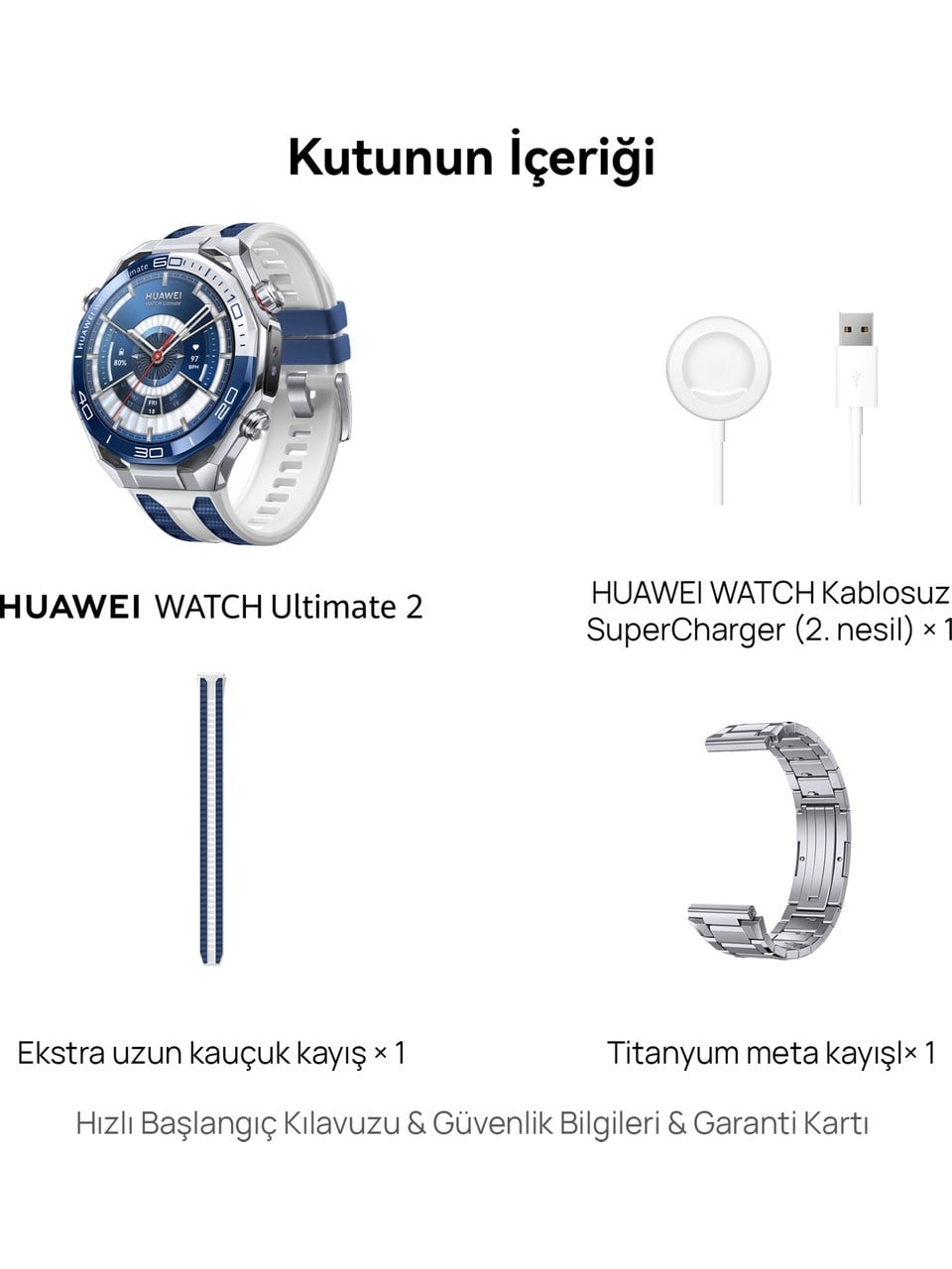 Huawei Watch Ultimate 2 - Blue 55020GMP (March-B29BT)