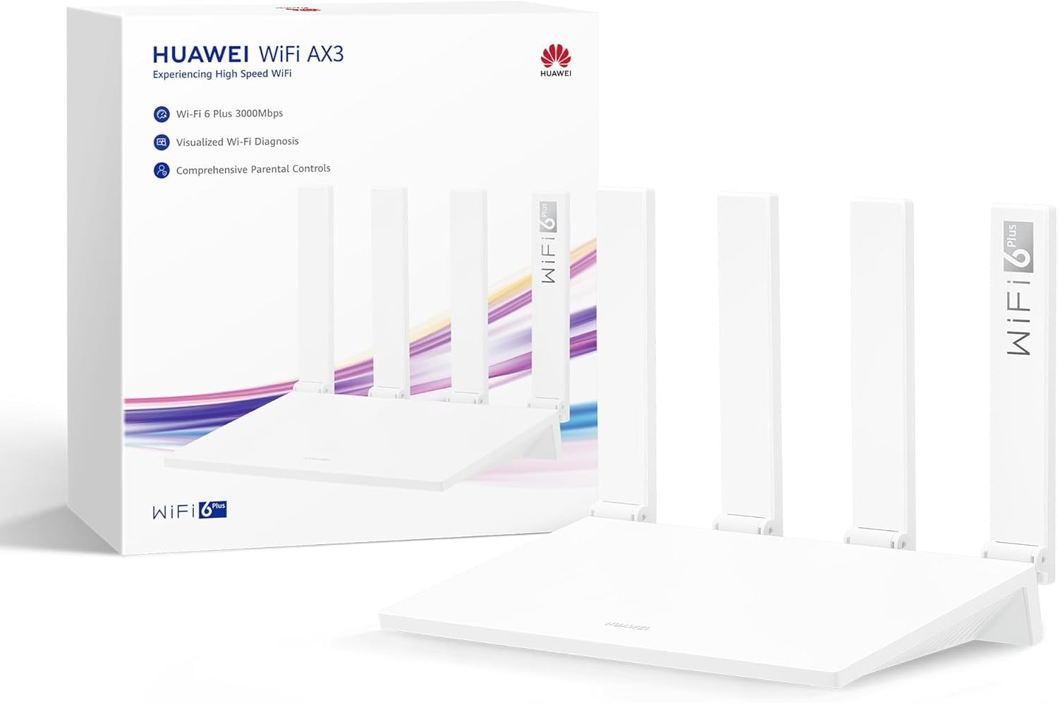 HUAWEI WiFi AX3 NEW Router – Wi-Fi 6 Plus 3000 Mbps