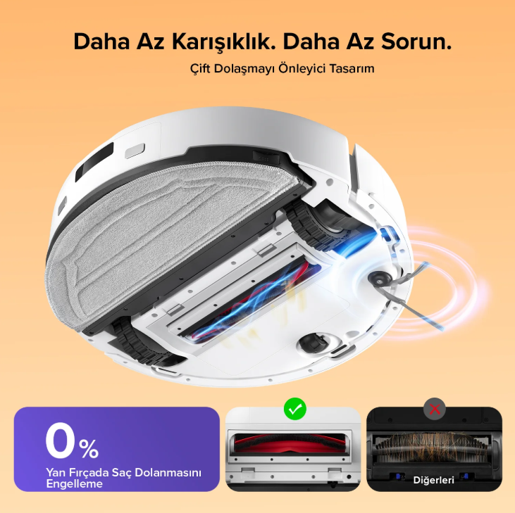 Roborock S8 Pro Akıllı Robot Süpürge - Beyaz