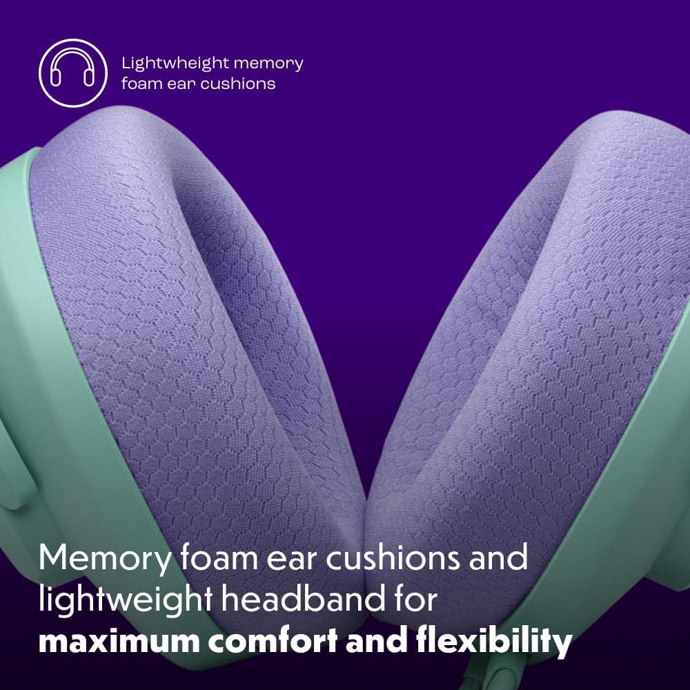 JBL Quantum 100M2 Kablolu Gaming Kulaklık,Yeşil&Mor