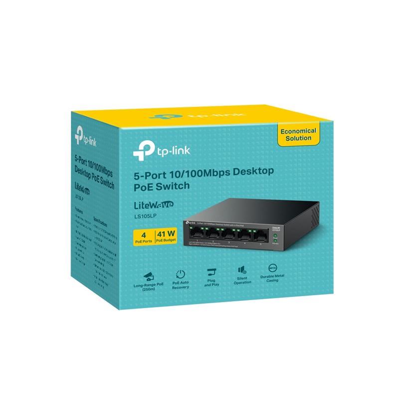 TP-LINK LS105LP 5-Port Desktop Switch