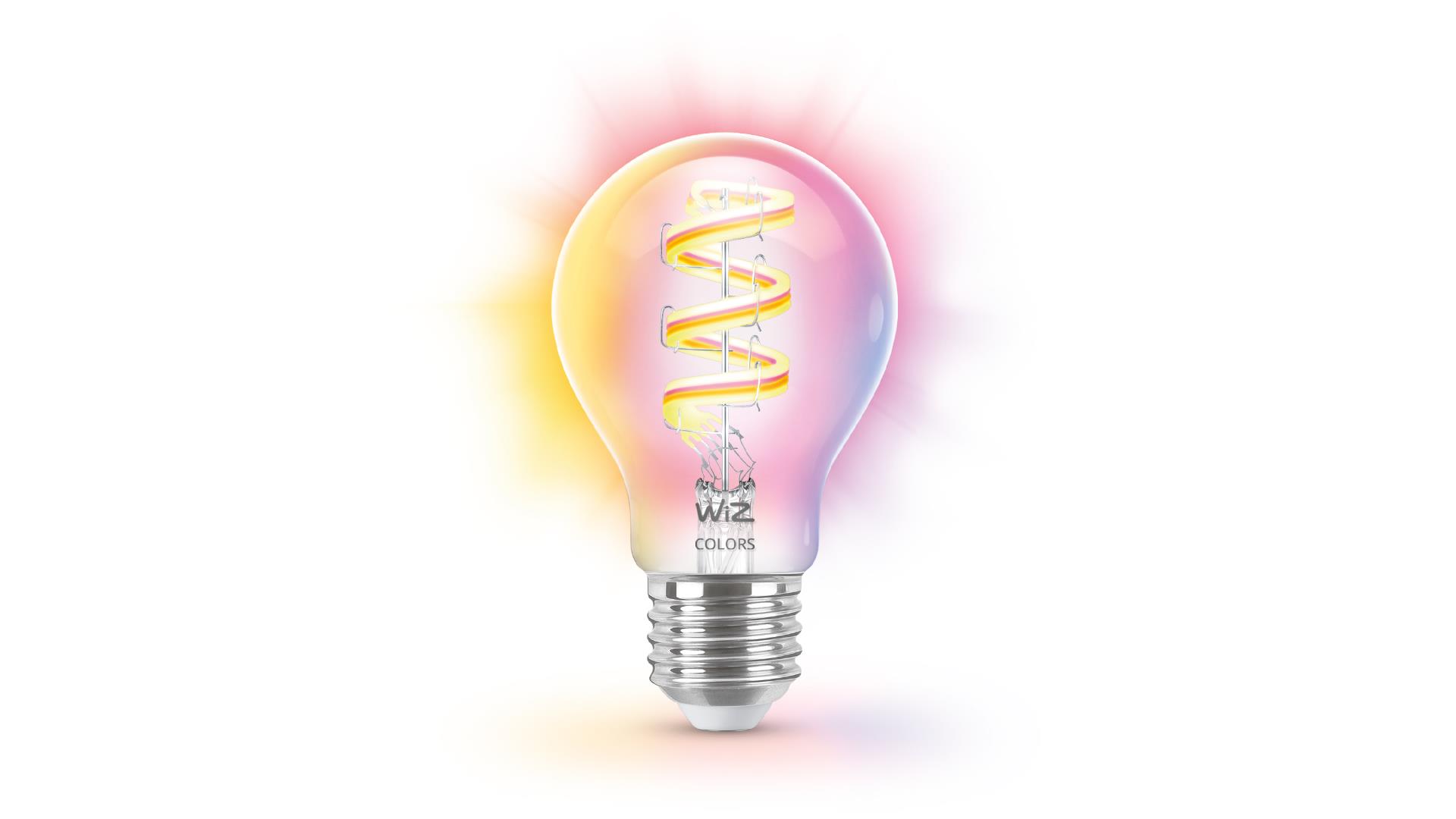 Wiz RGB Filament Şeffaf 40W A60 E27 Akıllı Ampul