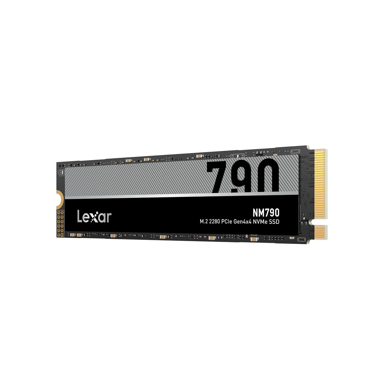 LEXAR SSD NM790 1TB HIGH SPEED PCIe GEN 4X4 M.2 NVMe UP TO 7400 MB/S READ AND 6500 MB/S WRITE LNM790X001T-RNNNG