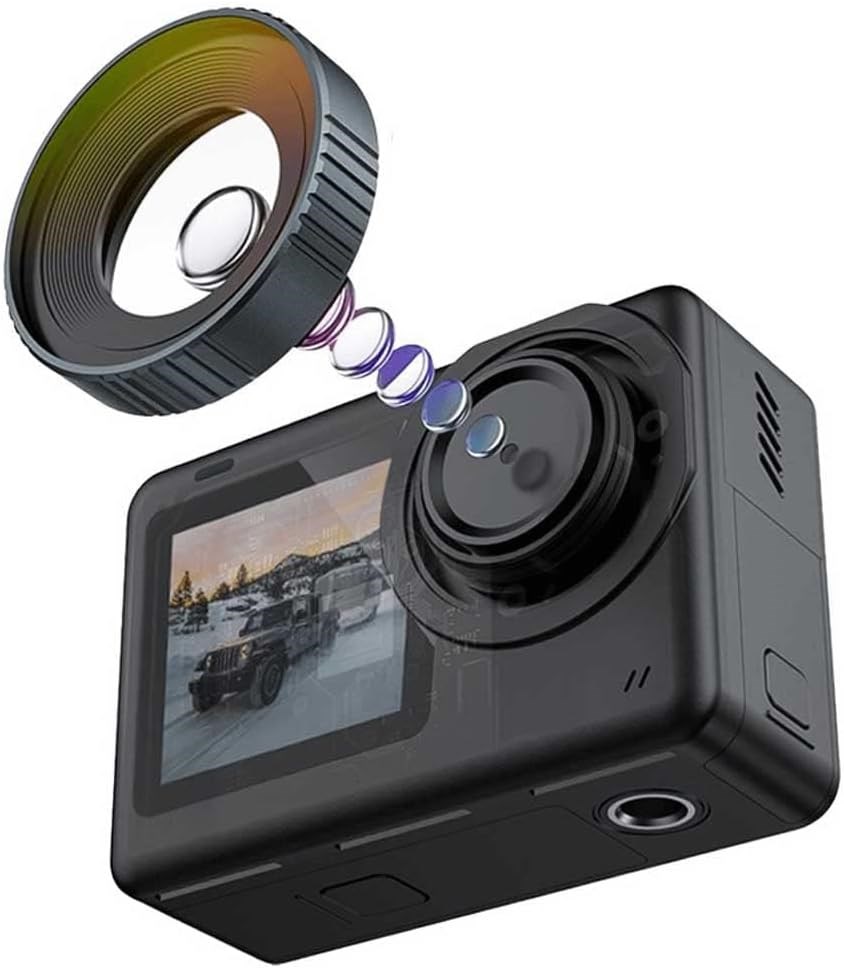 Sjcam SJ10 Pro Dual Screen Wi-Fi 4K/60 Fps Aksiyon Kamera - Siyah