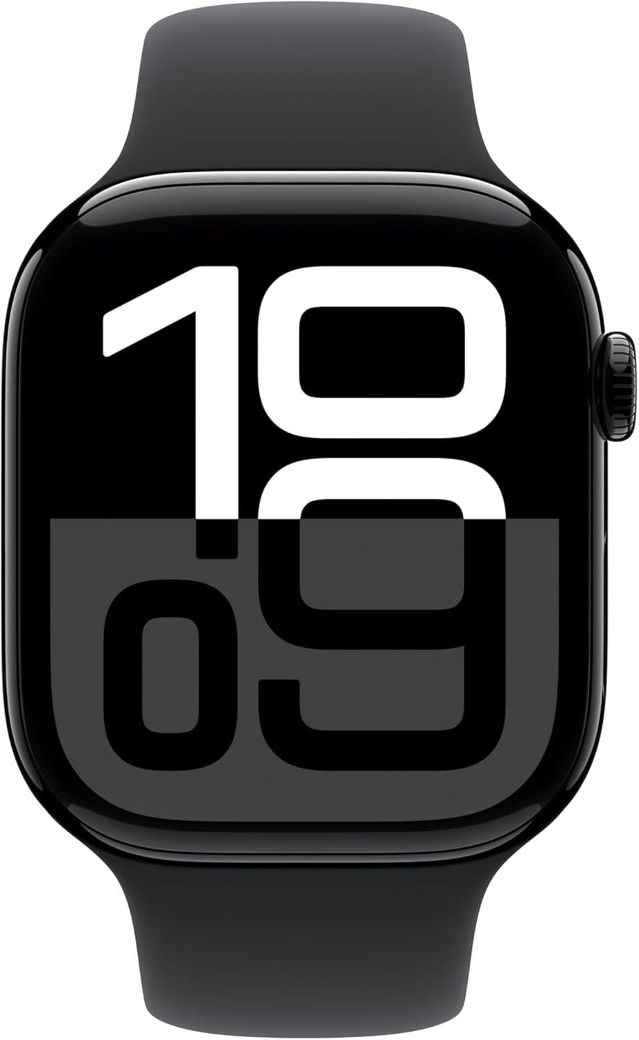 Apple Watch Series 10 GPS 46 mm Simsiyah Kasa Akıllı Saat ve Siyah Spor Kordon - M/L