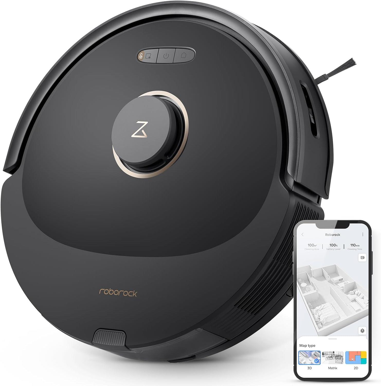 Roborock Vacuum Cleanner Q8 Max Robot Süpürge - Siyah