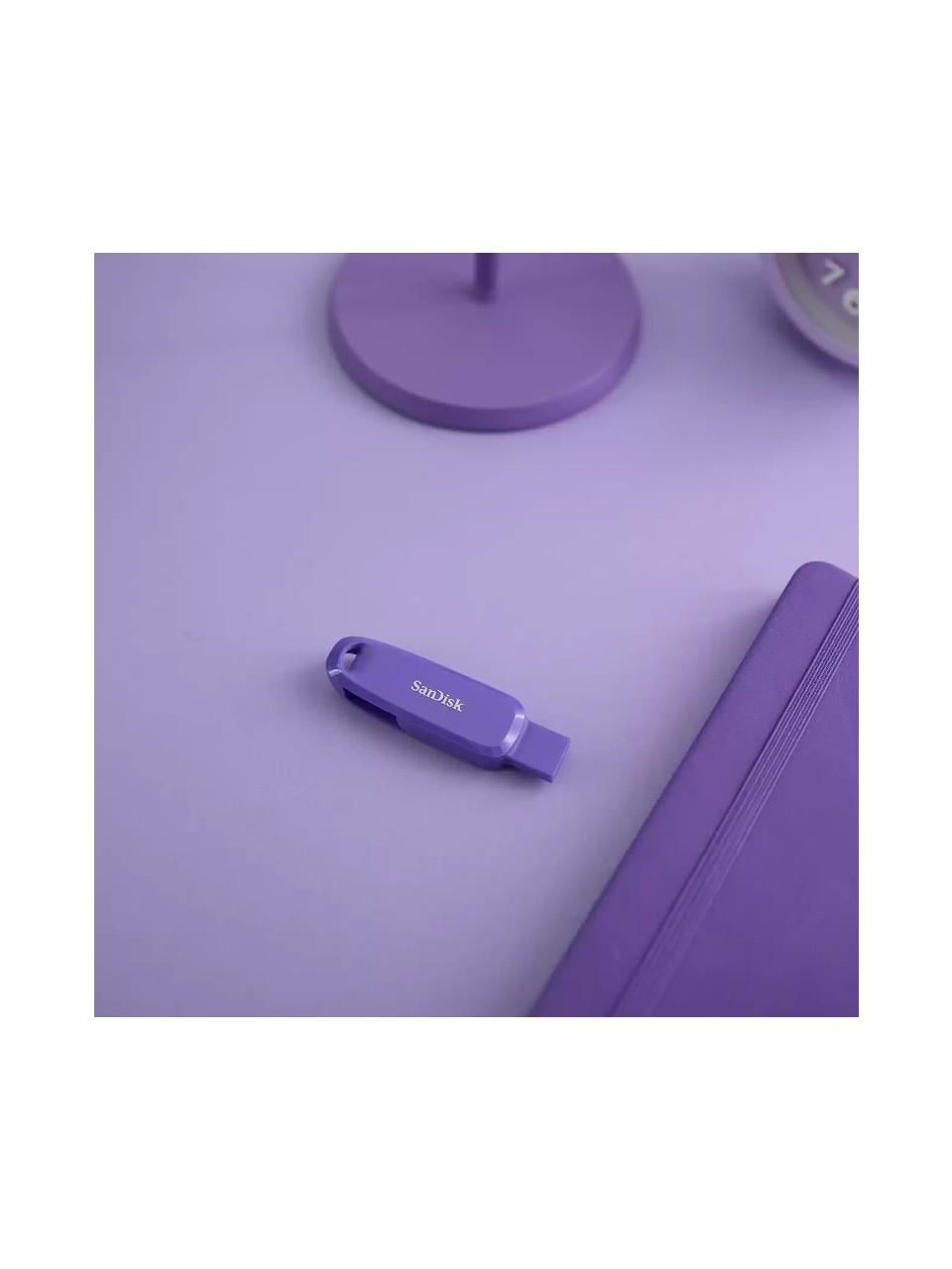 SanDisk Phone Drive 256GB Android Uyumlu USB 3.2 Gen 1 Flash Bellek Purple Opulence - SDDDC6-256G-G46PO