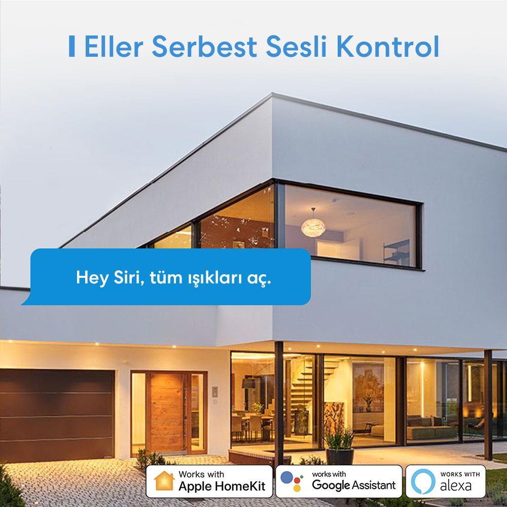 Meross Akıllı Anahtar Dokunmatik Çift Yön MSS550