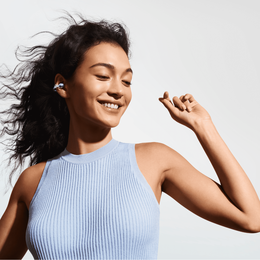 Huawei FreeClip2 Mor Bluetooth Kulaklık, Yıldız Charm Hediyeli