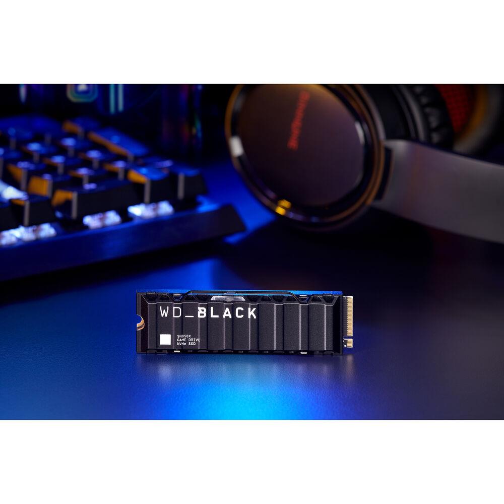 WD Black 4TB SN850X 7300MB/s-6600 MB/s (Pc-Ps5 Uyumlu) Gaming Internal NVMe PCIe 4.0 SSD Soğutuculu WDBB9H0040BNC-WRSN
