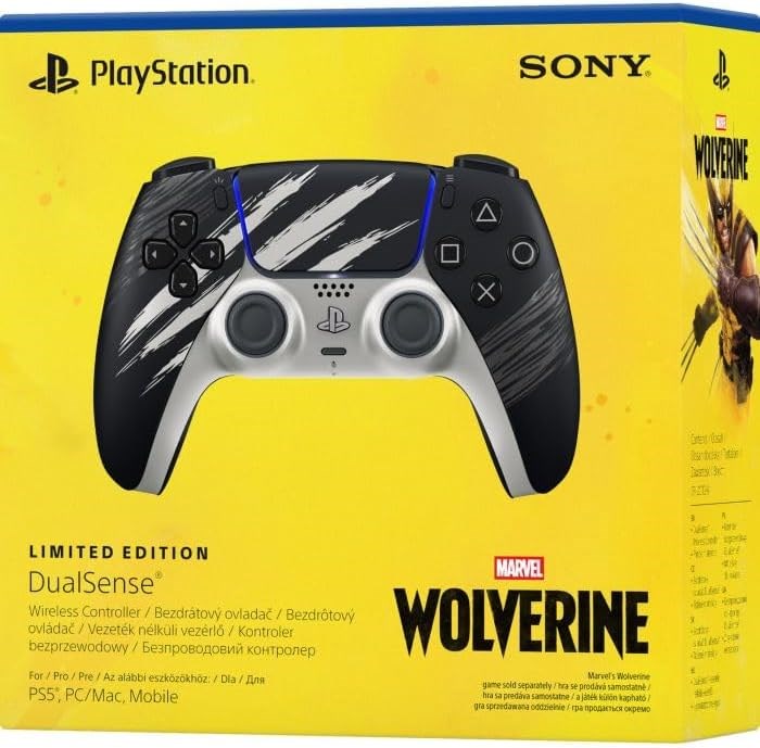 Sony Playstation 5 Dualsense Controller Wolverine Black (Bilkom Garantili)