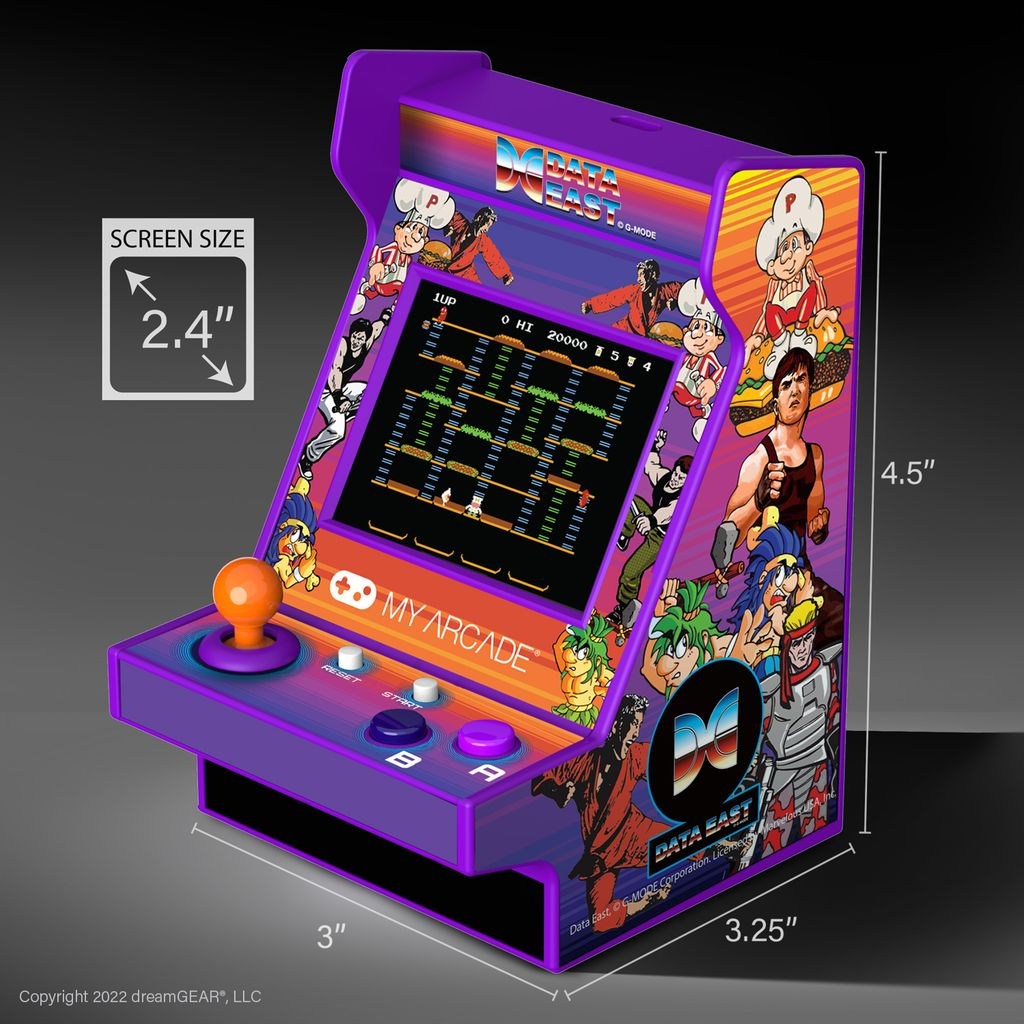 My Arcade 12Cm Data East Retro Konsol 208 Oyun