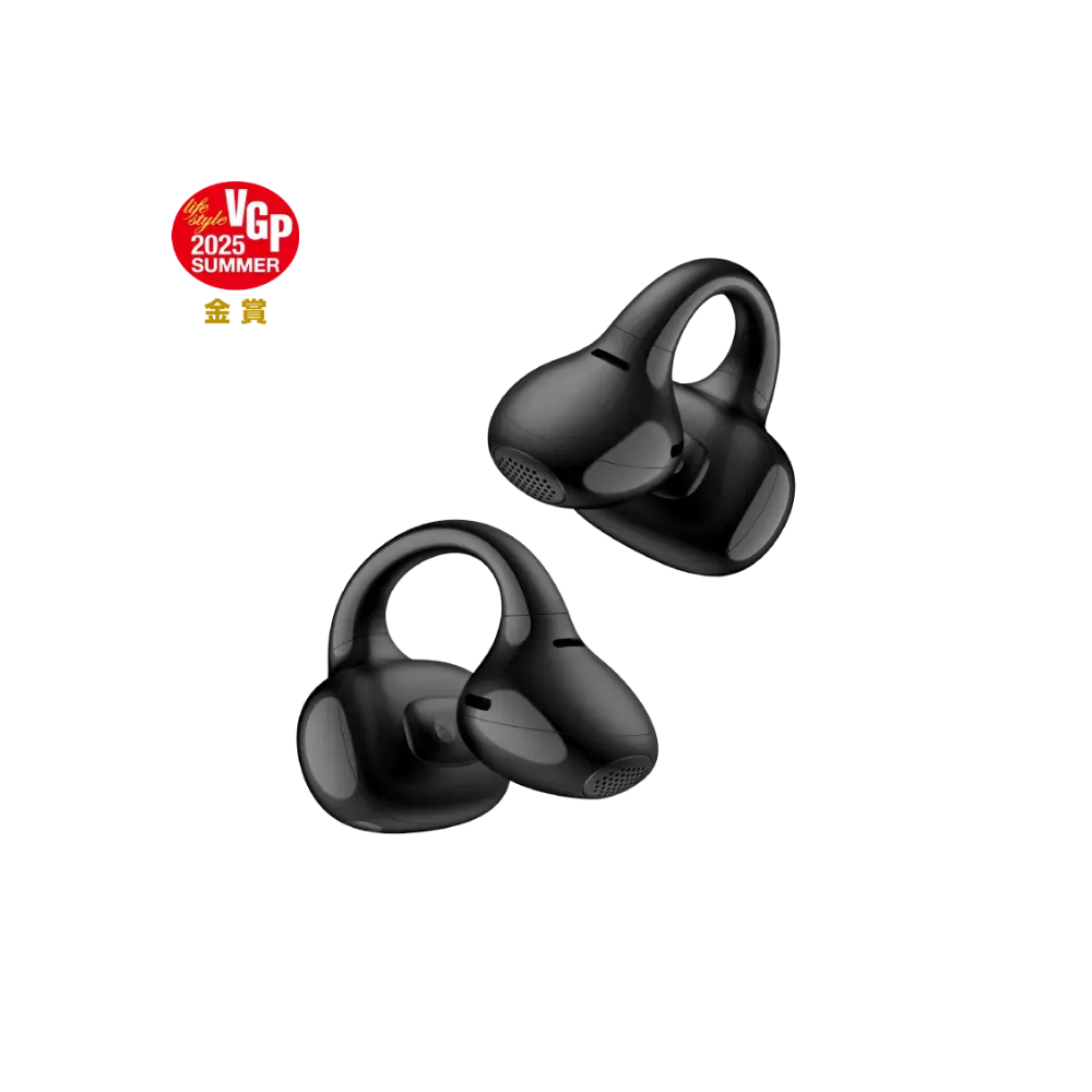 Edifier LolliClip Bluetooth 5.4 ANC Noise Cancelling OpenEar TWS Kablosuz Kulaklık – LDAC, Hi-Res Audio Wireless, 39 Saat Pil - Siyah