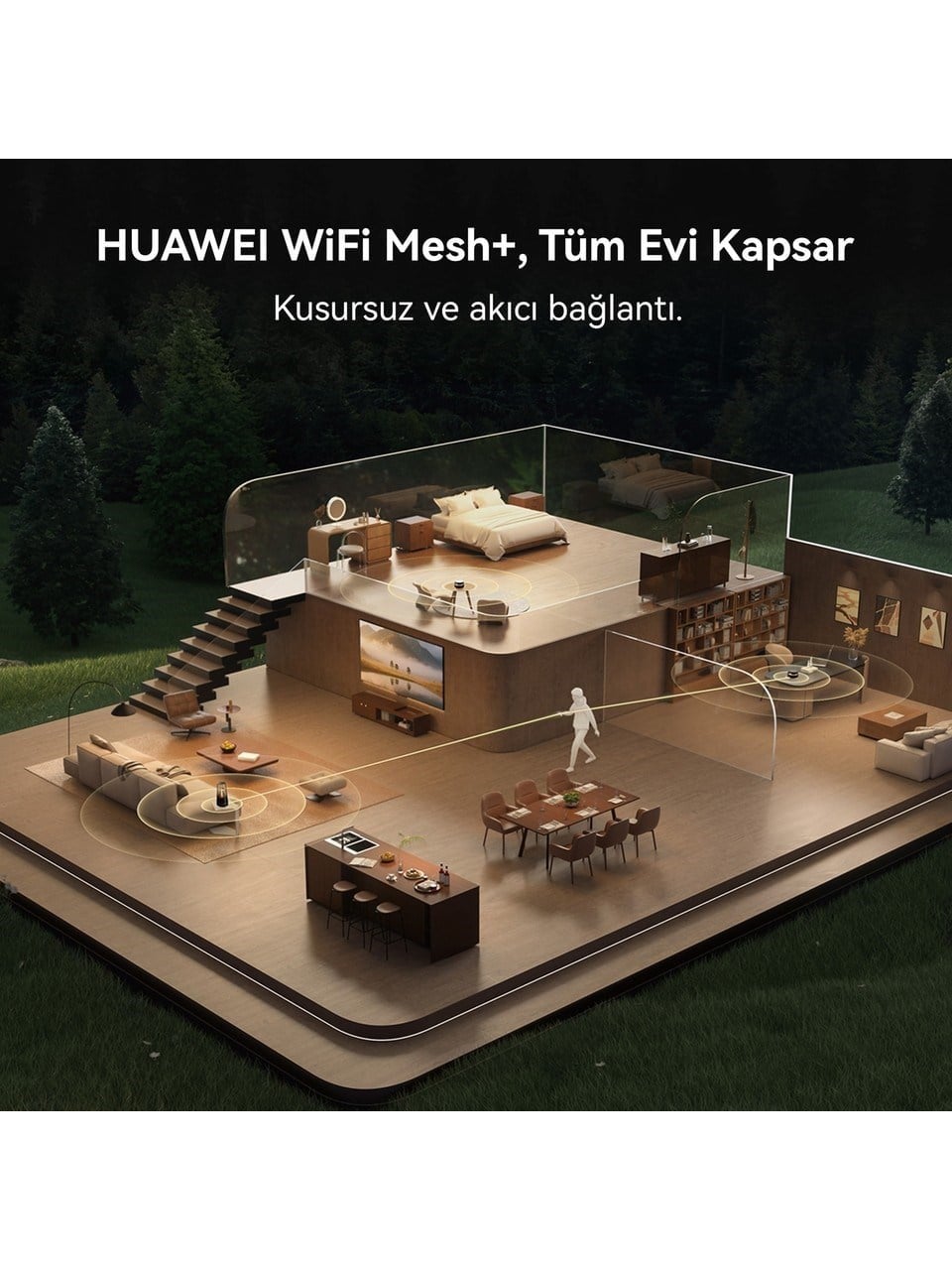 Huawei WiFi Mesh X3 Pro Single Main Black 53030ECM (GAEA2-PLM21-20)