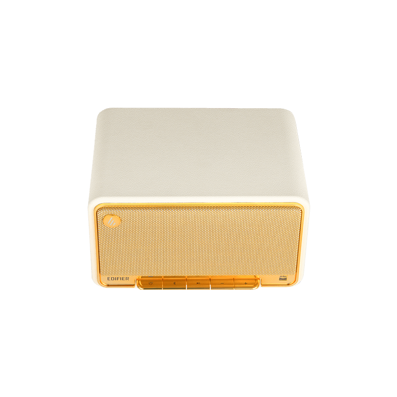 Edifier D32 60W RMS Bluetooth 5.3 Wi-Fi AirPlay Destekli Taşınabilir Kablosuz Masaüstü Hoparlör – Hi-Res Audio, USB-C/AUX - Beyaz