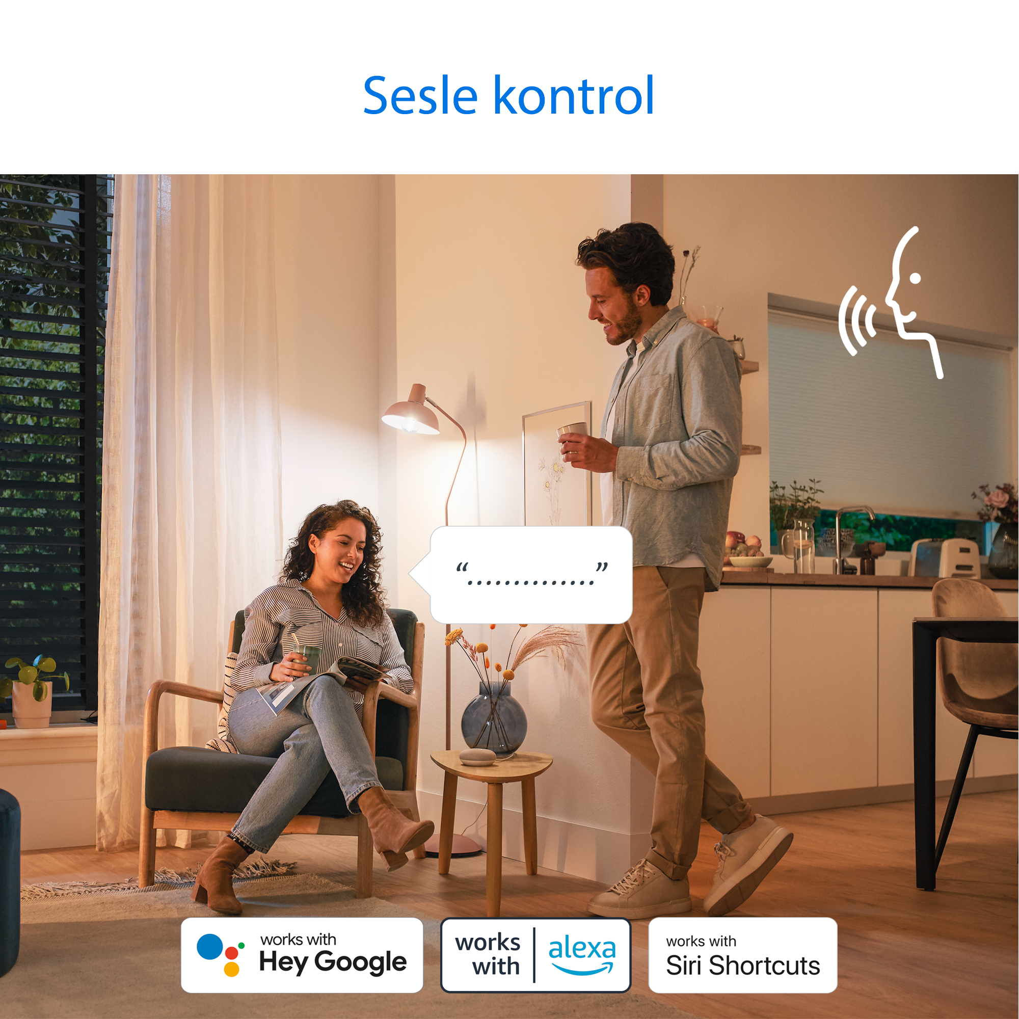 Philips Smart Lighting LED Spot Ampul GU10 Cam 50W Eşdeğer RGB - Google Home, Alexa, HomeKit ve Matter uyumlu