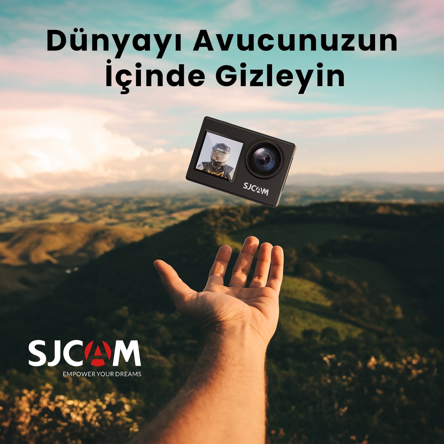 Sjcam SJ4000 Çift Ekranlı 4K/30 Fps Wifi Aksiyon Kamerası