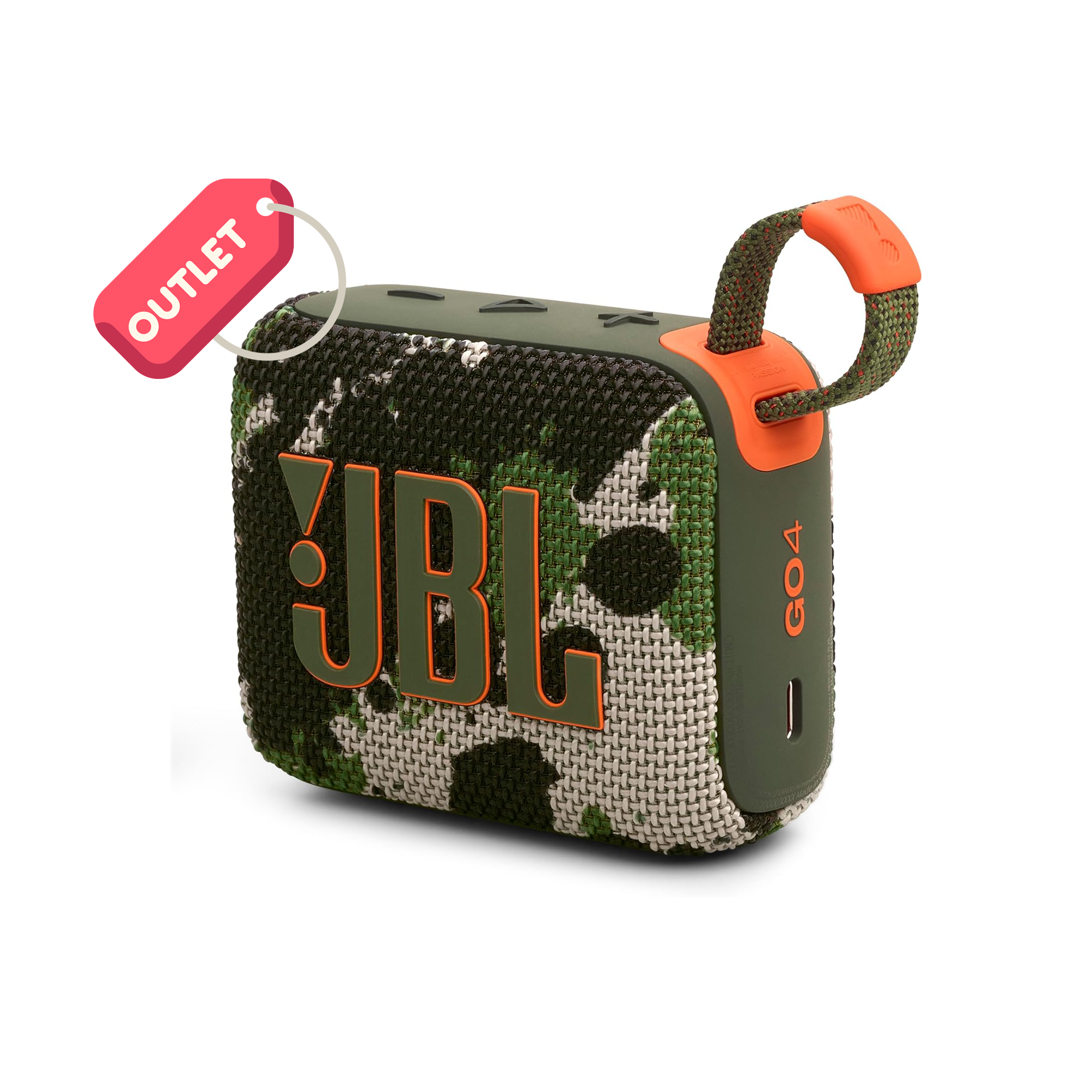 OUTLET JBL Go4, Bluetooth Hoparlör, IP67, Squad