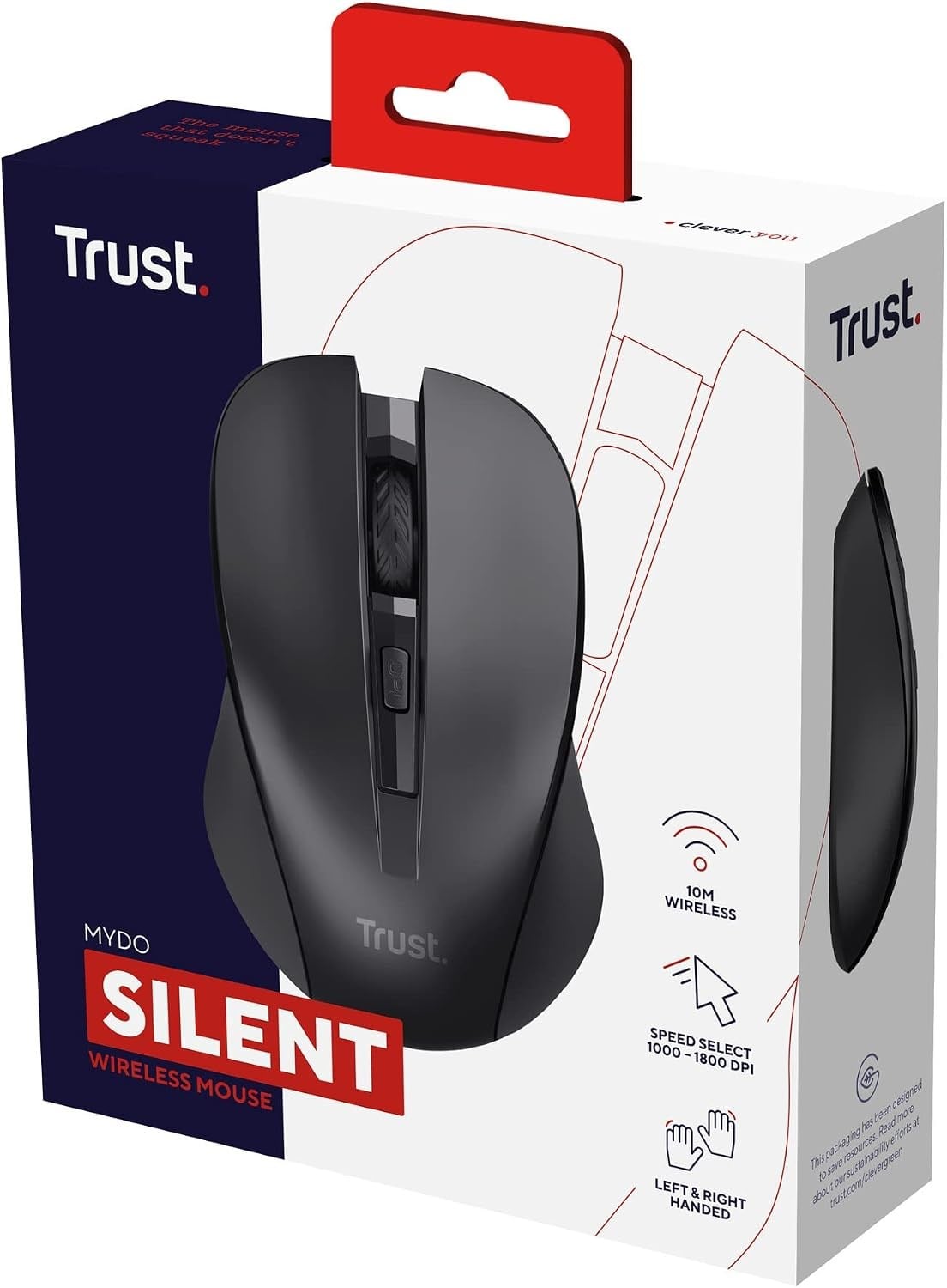 Trust MYDO Sessiz Kablosuz Mouse
