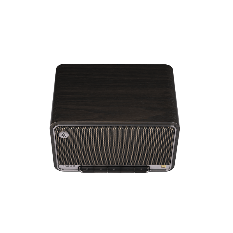 Edifier D32 60W RMS Bluetooth 5.3 Wi-Fi AirPlay Destekli Taşınabilir Kablosuz Masaüstü Hoparlör – Hi-Res Audio, USB-C/AUX - Ceviz Kahvesi