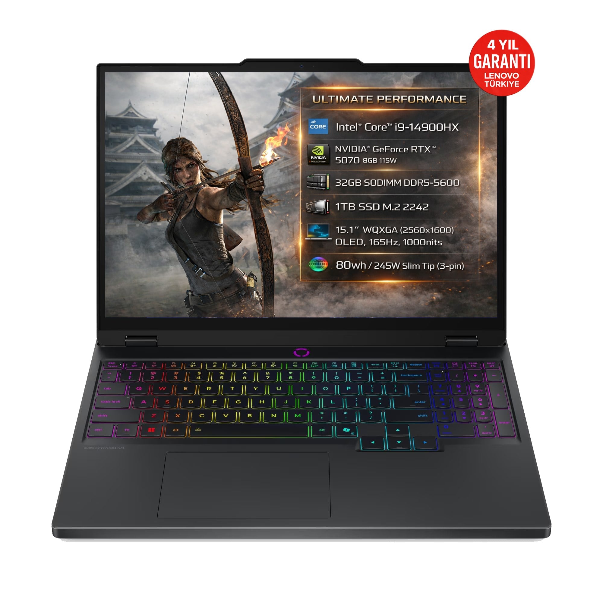 Lenovo Legion 5 15IRX10 Intel Core i9-14900HX 32GB 1TB SSD RTX 5070 8GB 15.1