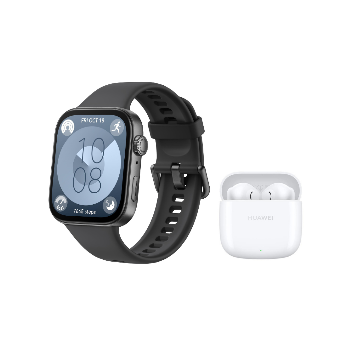 Huawei Watch Fit 3 Siyah Akıllı Saat + Huawei SE 2 Kulaklık Hediyeli