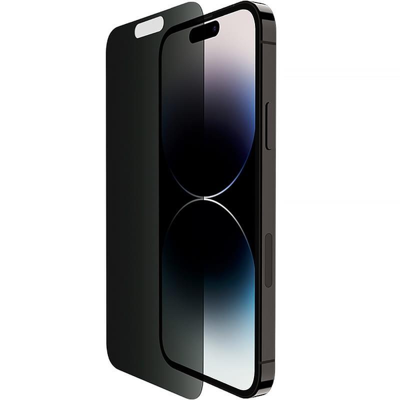 Belkin ScreenForce TemperedGlass iPhone 15 Pro için Privacy Ekran Koruyucu 