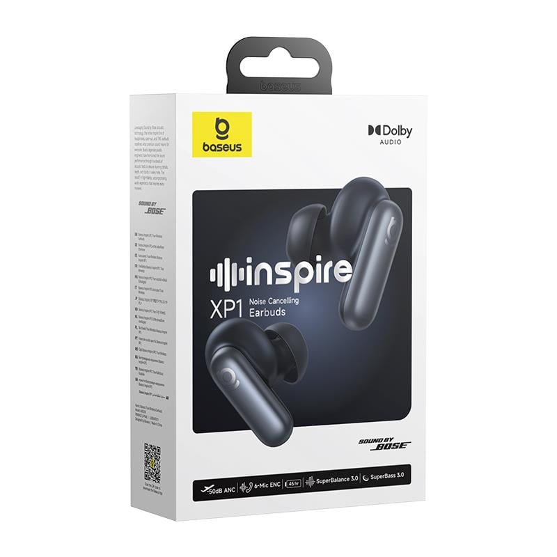 Baseus Inspire XP1 True Wireless Earphones Sounded By Bose - Siyah