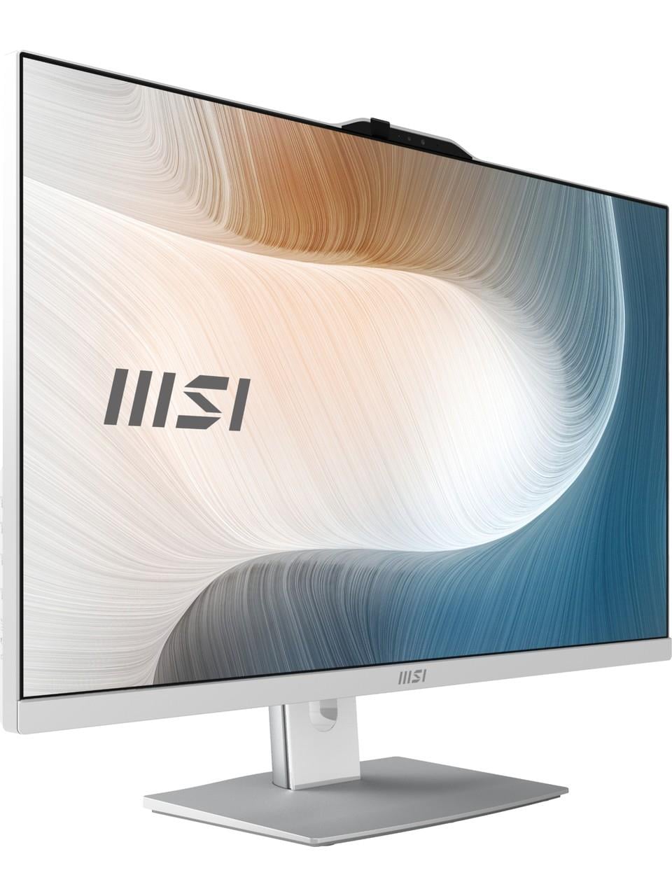 MSI MODERN AM272P 12M-1251XTR 27 FHD 16:9 (1920X1080) I7-1255U 16GB DDR 1000GB SSD FDOS BEYAZ AIO PC