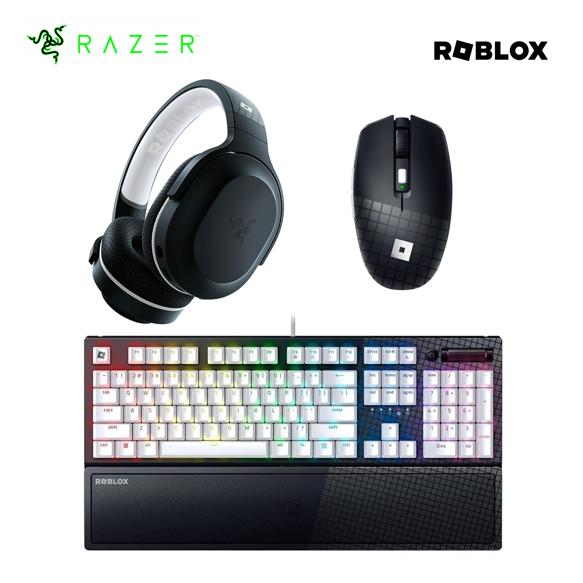 Razer BlackWidow V3 - Orochi V2 - Barracuda X Kablosuz Roblox Edition Bundle