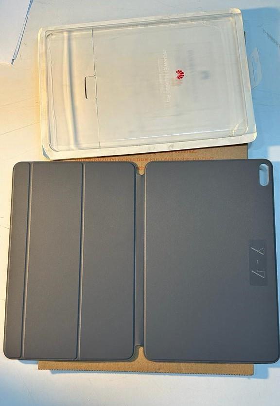 OUTLET Huawei C-MARX-FLIPCOVER MatePad Pro Deri Kılıf Gri