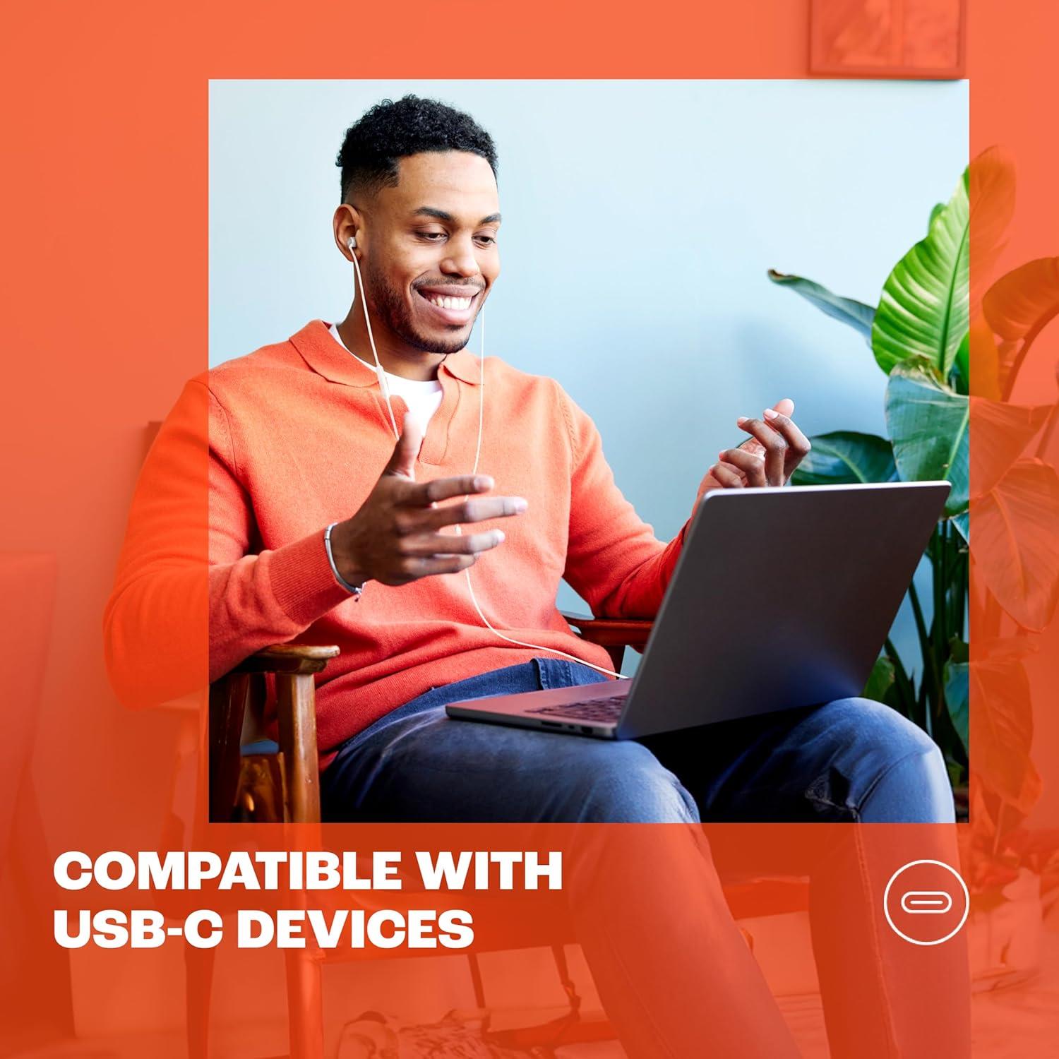 JBL Tune 310C USB-C Kulakiçi Kulaklık - Siyah