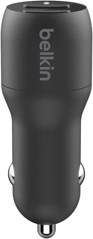 Belkin 24w Hızlı Araç Şarj Cihazı 2 Port Usb - Siyah Ccb001btbk 