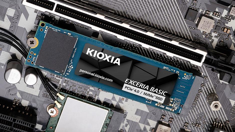 Kioxia PCIe M2 1TB Exceria Basic Gen4 7200/6600