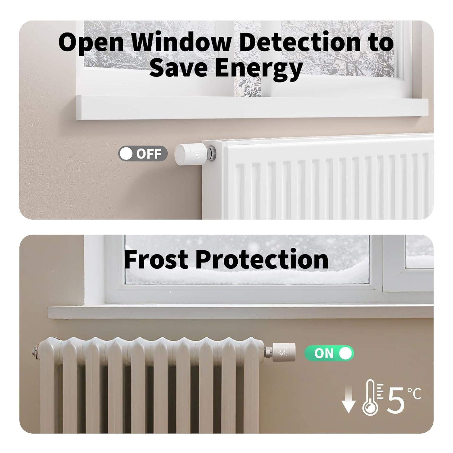 Aqara Akıllı Radyatör Termostatı W600 WT-A03D (Apple Home Destekli)