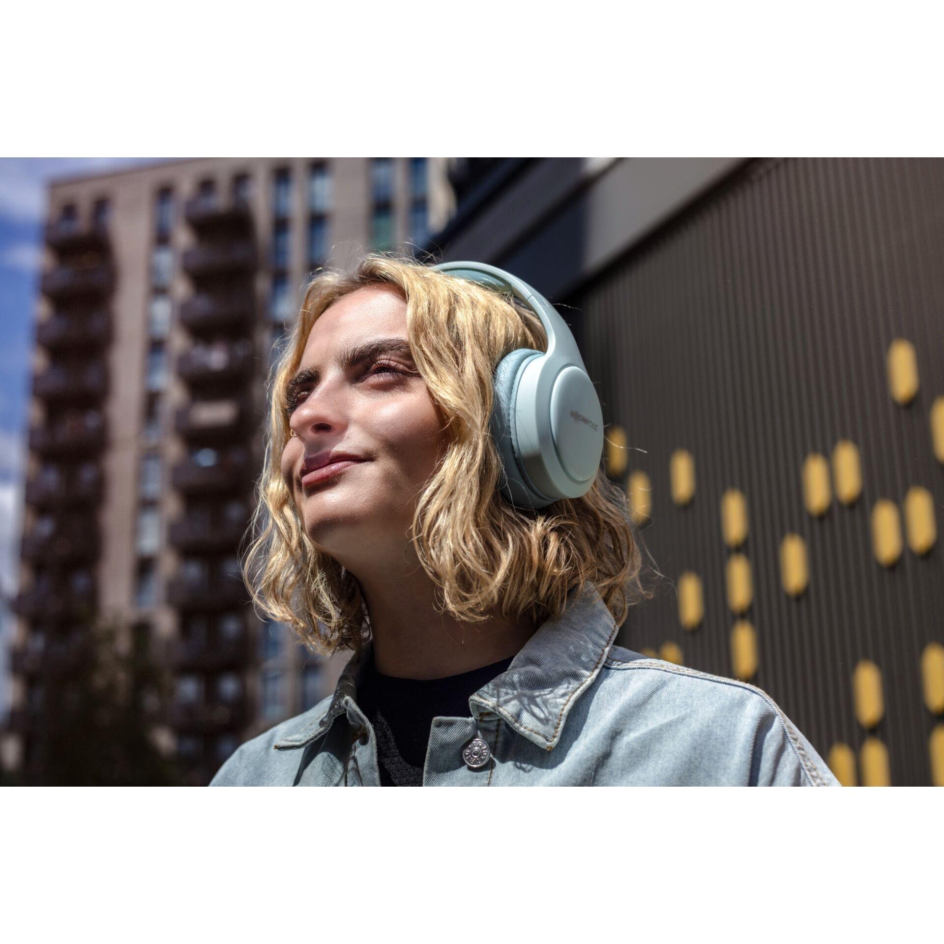 Boompods Headpods Pro2, Bluetooth Kulaküstü Kulaklık, Mavi