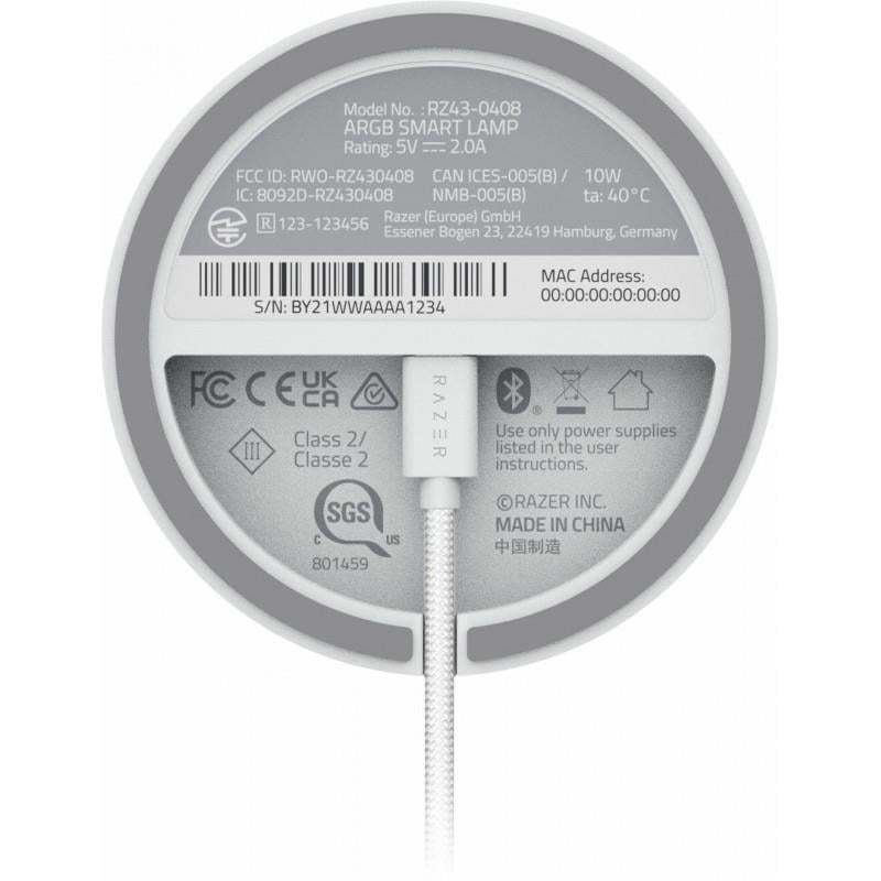Razer Aether Chroma RGB Akıllı Masa Lambası, Matter Uyumlu RZ43-04070100-RGWB