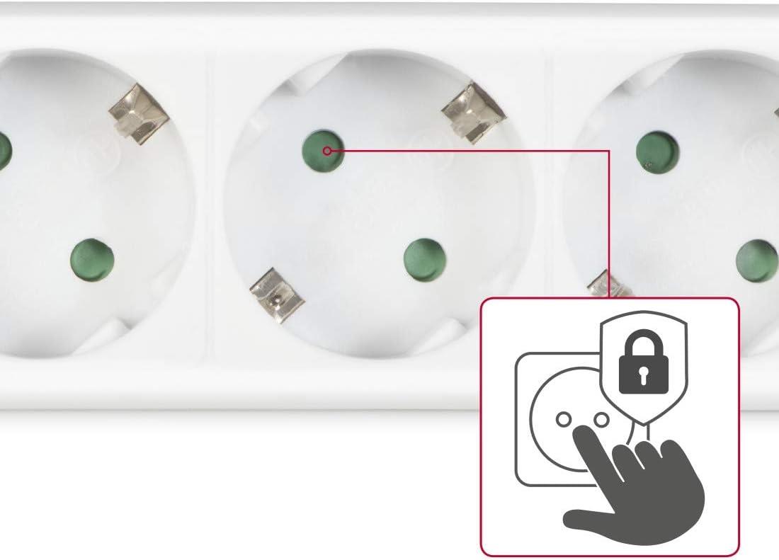 HAMA HM.223155 6'lı Akım Korumalı Priz 3m Beyaz